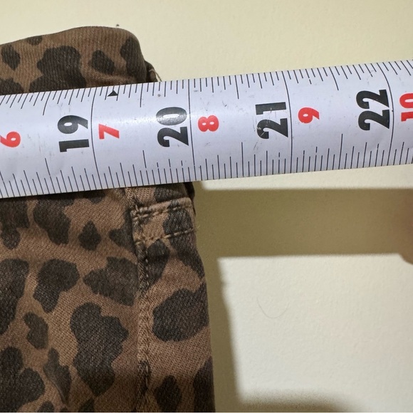 Women’s American Eagle Cheetah Print High Waist Regular Straight Jeans Size 22 - Picture 14 of 16